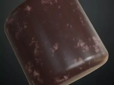 Mottled Mahogany Enamel Texture