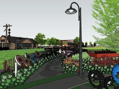 Eco Farm 001 3D model