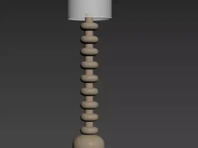 Modern floorlamp 3D Model Low-poly 3D model