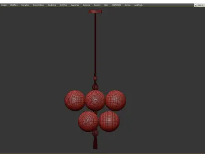  Pigl 9 lights Low-poly 3D model