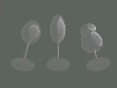 Champagne Glass 3D model