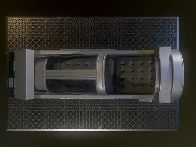 Hypersleep chamber aliens 3D model