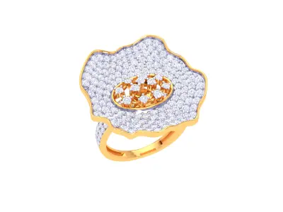 Women Ring  Render 3dm STL OBJ FBX Details 3D print model 157