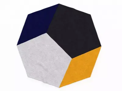 Polygon Rug 3D model