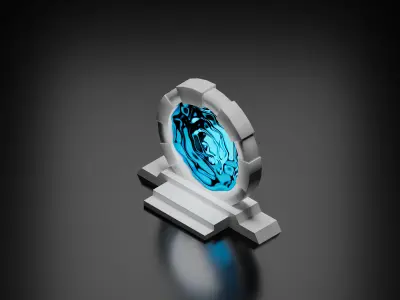 Dimension portal set 3D model