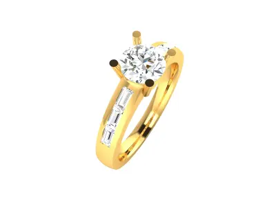 Women Ring  Render 3dm STL OBJ FBX Details 3D print model 42