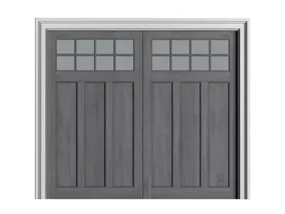 Automatic Classic Modern Garage Doors 3D model