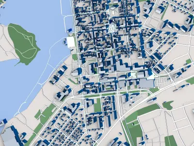 Raahe Town Finland 3D model