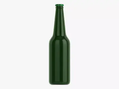 Beer bottle 06 3D model