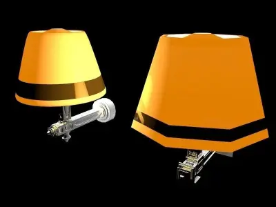 Fancy Wall Lights Low-poly 3D model