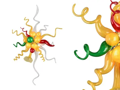 890057 Vulcano Lightstar Sconce 3D model