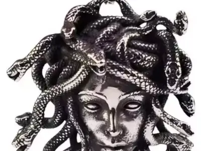 Medusa pendent 3D model