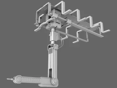 Sci Fi Lab Arm 3D model