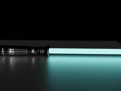 light saber model 3D model