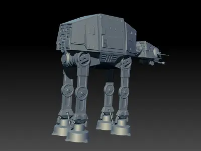 ATAT 3d Model playset 3D print model