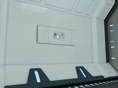 SciFi Spaceship Corridor 7  3D model