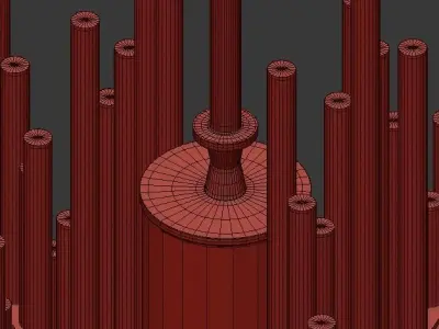 Corbett Lighting 238 42 Gold Leaf 3D model