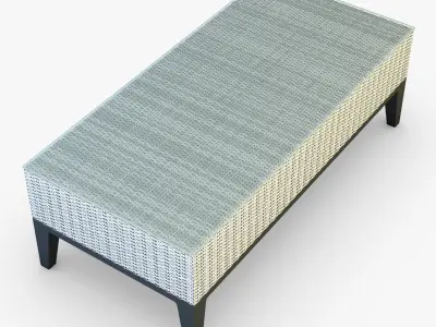 Rexus coffee table white 3D model