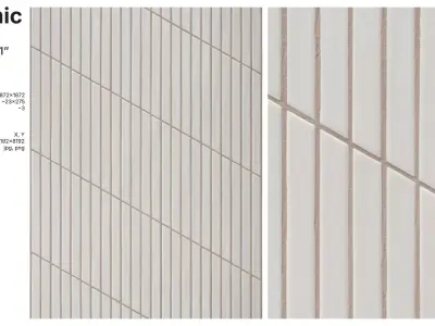 Mini Chevron Tile in Stacked Layout Texture