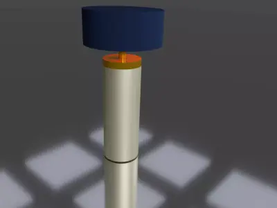 A LAMP MODEL orange 3D model