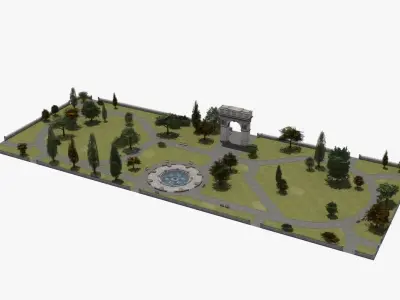 City Park 3D model purchase