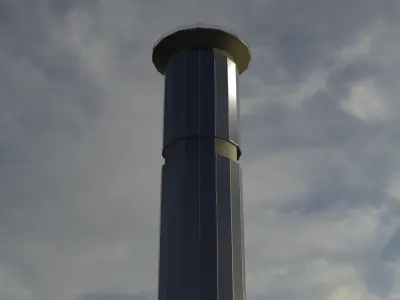 Futuristic City Building 13 Low-poly 3D model