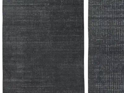 KAROS HAND-KNOTTED RUG 3D model