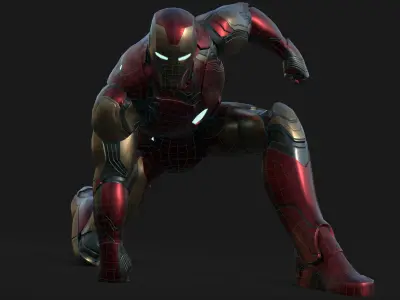 IRON MAN MARK 85  Low-poly 3D model