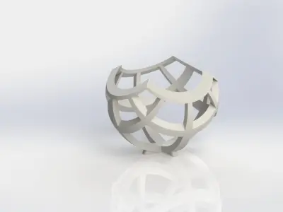 Customizable sphere to pattern 3D print model