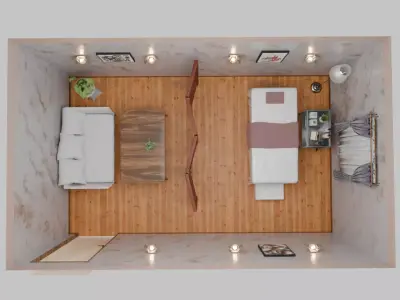 Esthetic Massage Room 3D model