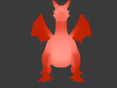 Dragon Indirect Lighting 3D model