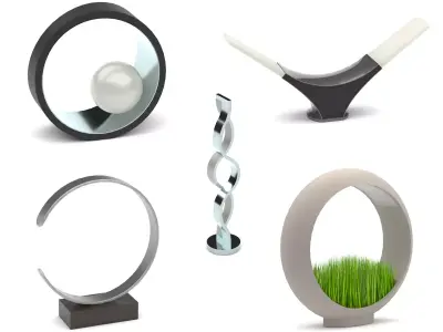 Table lamp 3D Model Pack