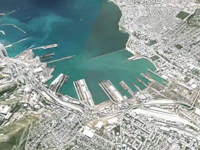 Cityscape Novorossiysk Russia 3D model