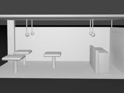 CAFETERIA 3D model