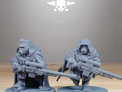GrimGuard Skulldarts 3D print model