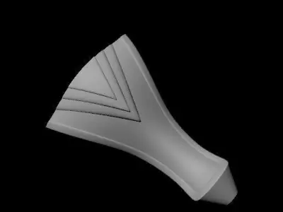 leg High quality 3d models for processing on a cnc machine  3D model 3