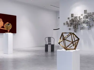 Interior Scene 05 - Art Gallery 3D model