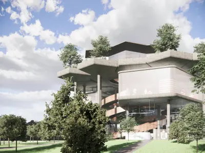 SOLAR ENERGY EXHIBITION CONCEPTUAL ARCHITECTURE DESIGN 3D model