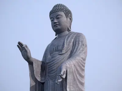 Ushiku Daibutsu Buddha Scan 3D Model