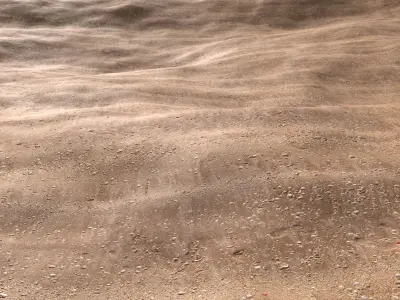 Sand Beach 03 PBR Low-poly 3D model