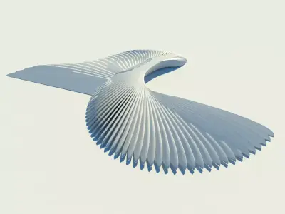 Architectural shape 3D model