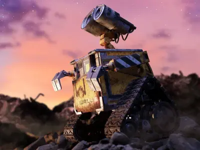 WALL-E 3D model high quality textures 3D model