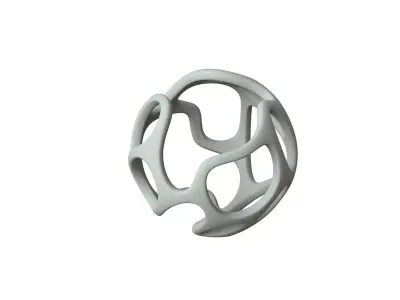 SciFi Cube Object No 41197 Low Poly Shape Texture