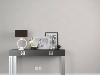 Ivory Wave Emboss Wallpaper  Texture