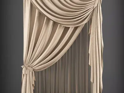Curtain 3D model 130 3D model