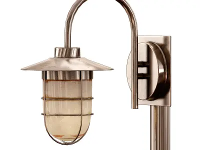 Street park lamp 3D model