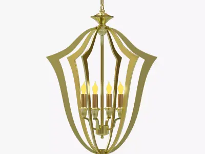 CURREY and COMPANY Protocol Chandelier 3D model