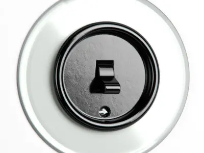 Switches and sockets THPG Bakelite Glass Covering 3D model