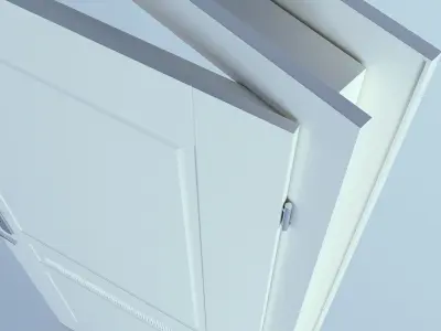 White Door 25 3D model