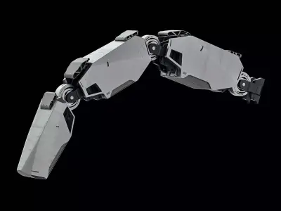 Humanoid robot 3D model 2